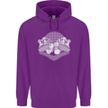 Chess Pieces Player Playing Childrens Kids Hoodie Purple