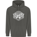 Chess Pieces Player Playing Childrens Kids Hoodie Storm Grey