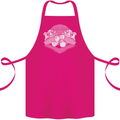 Chess Pieces Player Playing Cotton Apron 100% Organic Pink