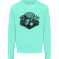 Chess Pieces Player Playing Kids Sweatshirt Jumper Peppermint