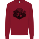 Chess Pieces Player Playing Kids Sweatshirt Jumper Red