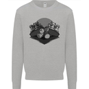 Chess Pieces Player Playing Kids Sweatshirt Jumper Sports Grey