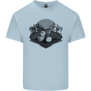 Chess Pieces Player Playing Kids T-Shirt Childrens Light Blue