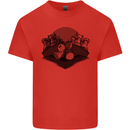 Chess Pieces Player Playing Kids T-Shirt Childrens Red
