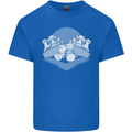 Chess Pieces Player Playing Kids T-Shirt Childrens Royal Blue