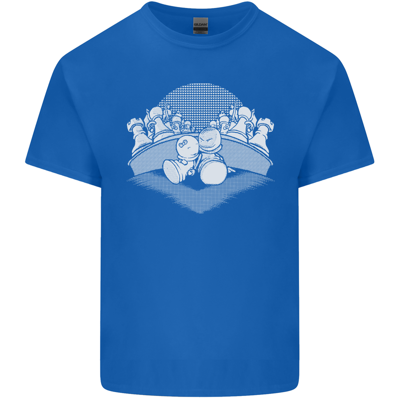 Chess Pieces Player Playing Kids T-Shirt Childrens Royal Blue