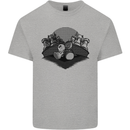 Chess Pieces Player Playing Kids T-Shirt Childrens Sports Grey
