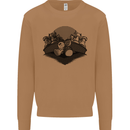 Chess Pieces Player Playing Mens Sweatshirt Jumper Caramel Latte