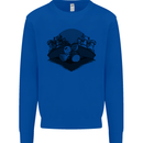 Chess Pieces Player Playing Mens Sweatshirt Jumper Royal Blue