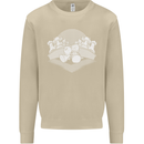 Chess Pieces Player Playing Mens Sweatshirt Jumper Sand