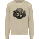 Chess Pieces Player Playing Mens Sweatshirt Jumper Sand