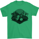Chess Pieces Player Playing Mens T-Shirt Cotton Gildan Irish Green