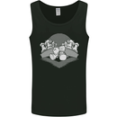 Chess Pieces Player Playing Mens Vest Tank Top Black