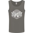 Chess Pieces Player Playing Mens Vest Tank Top Charcoal