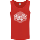 Chess Pieces Player Playing Mens Vest Tank Top Red