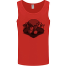 Chess Pieces Player Playing Mens Vest Tank Top Red