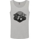 Chess Pieces Player Playing Mens Vest Tank Top Sports Grey
