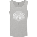 Chess Pieces Player Playing Mens Vest Tank Top Sports Grey