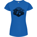 Chess Pieces Player Playing Womens Petite Cut T-Shirt Royal Blue