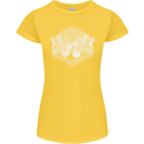 Chess Pieces Player Playing Womens Petite Cut T-Shirt Yellow