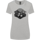 Chess Pieces Player Playing Womens Wider Cut T-Shirt Sports Grey