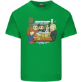 Chibi Anime Friends Drinking Beer Kids T-Shirt Childrens Irish Green