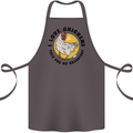 Chickens Poo My Breakfast Funny Food Eggs Cotton Apron 100% Organic Dark Grey