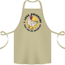 Chickens Poo My Breakfast Funny Food Eggs Cotton Apron 100% Organic Khaki