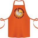 Chickens Poo My Breakfast Funny Food Eggs Cotton Apron 100% Organic Orange