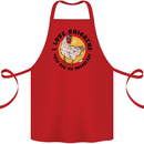 Chickens Poo My Breakfast Funny Food Eggs Cotton Apron 100% Organic Red