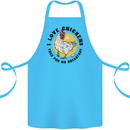 Chickens Poo My Breakfast Funny Food Eggs Cotton Apron 100% Organic Turquoise