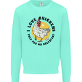 Chickens Poo My Breakfast Funny Food Eggs Kids Sweatshirt Jumper Peppermint