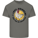 Chickens Poo My Breakfast Funny Food Eggs Kids T-Shirt Childrens Charcoal