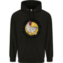 Chickens Poo My Breakfast Funny Food Eggs Mens 80% Cotton Hoodie Black