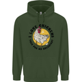 Chickens Poo My Breakfast Funny Food Eggs Mens 80% Cotton Hoodie Forest Green
