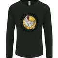 Chickens Poo My Breakfast Funny Food Eggs Mens Long Sleeve T-Shirt Black