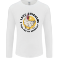 Chickens Poo My Breakfast Funny Food Eggs Mens Long Sleeve T-Shirt White