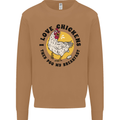 Chickens Poo My Breakfast Funny Food Eggs Mens Sweatshirt Jumper Caramel Latte