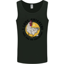 Chickens Poo My Breakfast Funny Food Eggs Mens Vest Tank Top Black