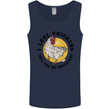 Chickens Poo My Breakfast Funny Food Eggs Mens Vest Tank Top Navy Blue