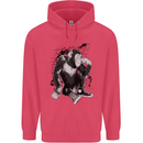 Chilled Out Chimp Chimpanzee Monkey Childrens Kids Hoodie Heliconia
