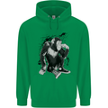 Chilled Out Chimp Chimpanzee Monkey Childrens Kids Hoodie Irish Green