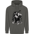 Chilled Out Chimp Chimpanzee Monkey Childrens Kids Hoodie Storm Grey