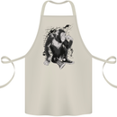 Chilled Out Chimp Chimpanzee Monkey Cotton Apron 100% Organic Natural
