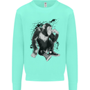Chilled Out Chimp Chimpanzee Monkey Kids Sweatshirt Jumper Peppermint