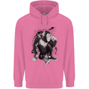 Chilled Out Chimp Chimpanzee Monkey Mens 80% Cotton Hoodie Azelea