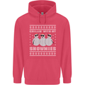 Chillin With My Snowmies Funny Christmas Childrens Kids Hoodie Heliconia