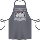 Chillin With My Snowmies Funny Christmas Cotton Apron 100% Organic Steel