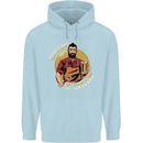 Chillin & Grillin Funny BBQ Beer Camping Childrens Kids Hoodie Light Blue