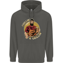 Chillin & Grillin Funny BBQ Beer Camping Childrens Kids Hoodie Storm Grey